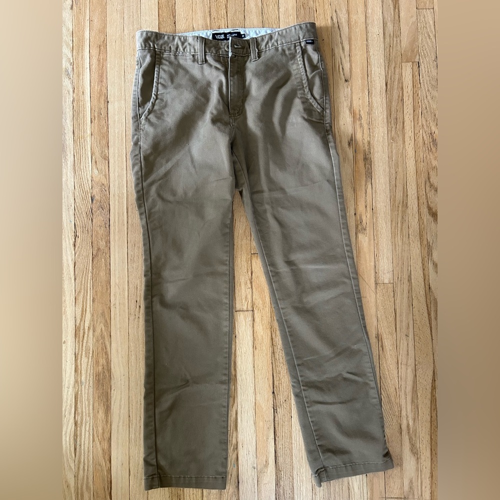 Vans Tan and White Casual Trousers